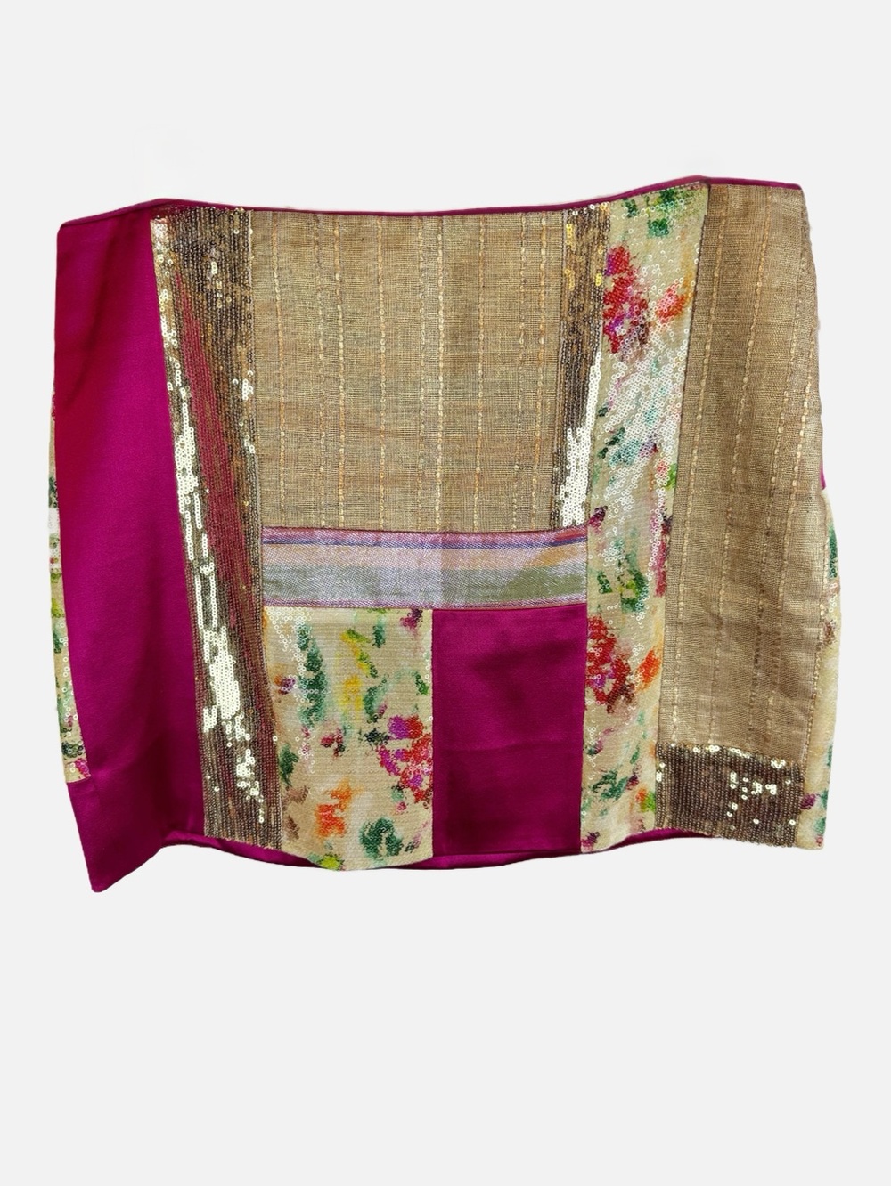 Diane Von Furstenberg | Patchwork Sequin Mini Skirt, 10